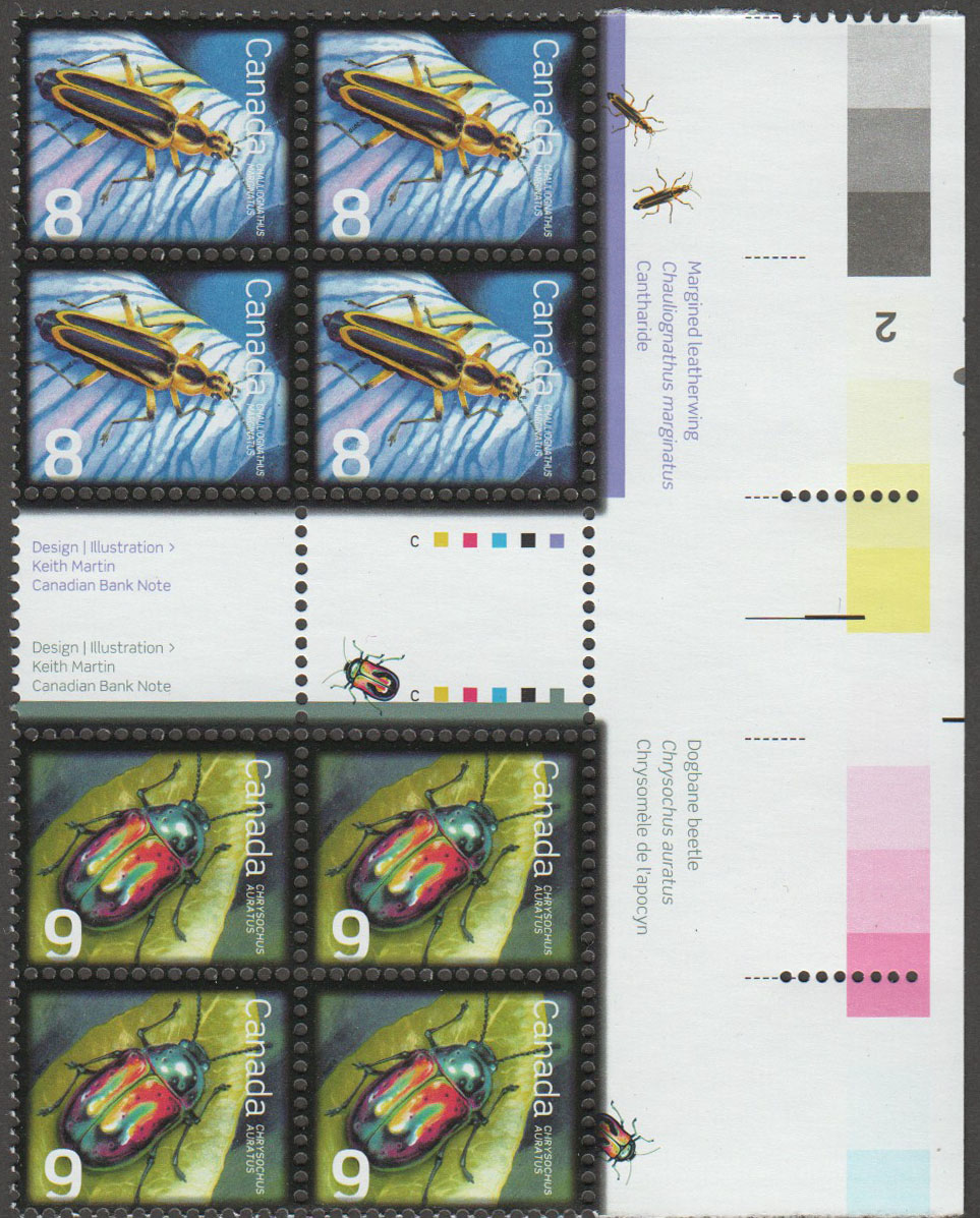 Canada Scott 2409+2410 MNH RS (A9-10) Gutter Blocks - Click Image to Close